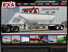 Tablet Screenshot of exaindustrial.com